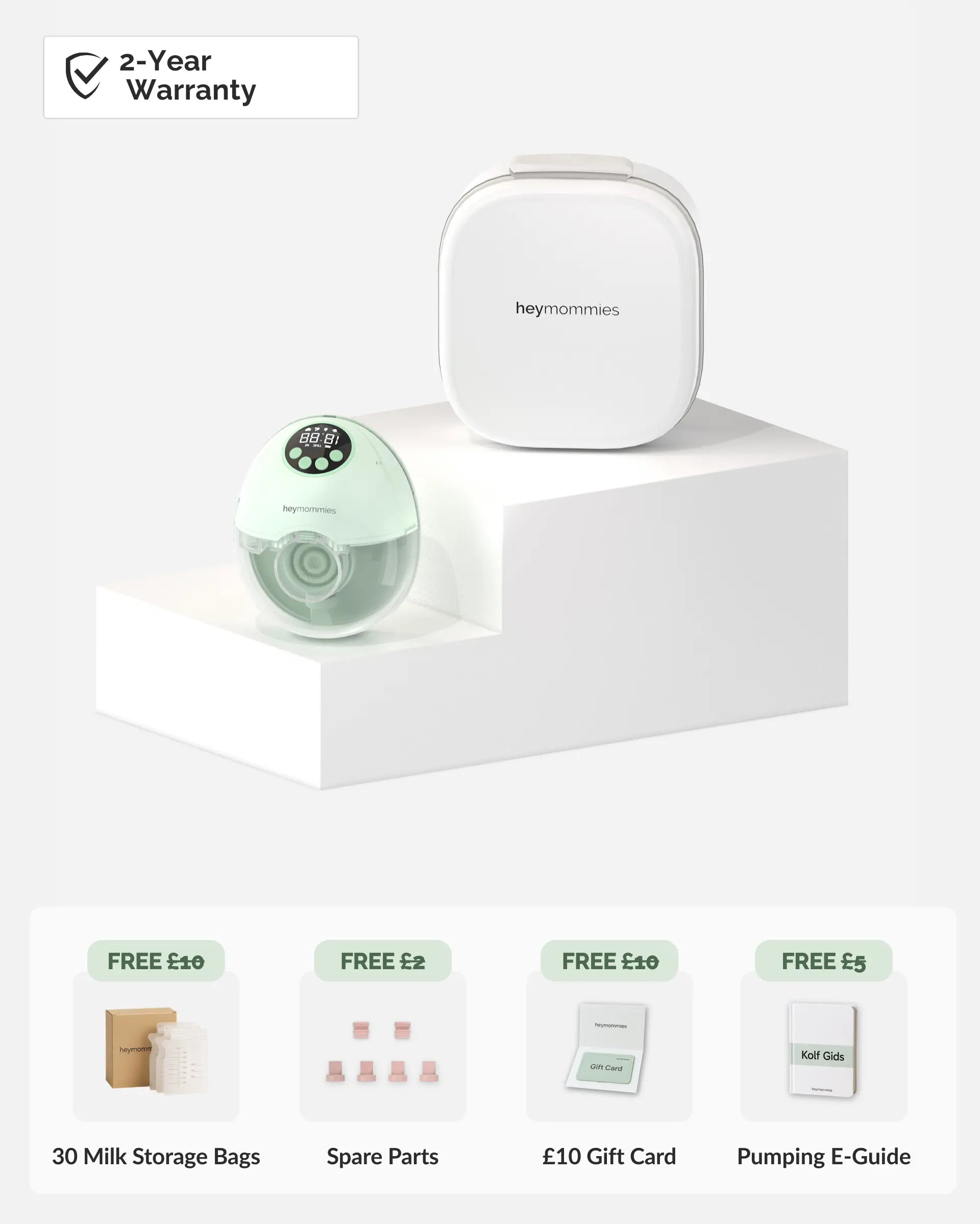 Wearable Breastpump - Heymommies Flow Lite