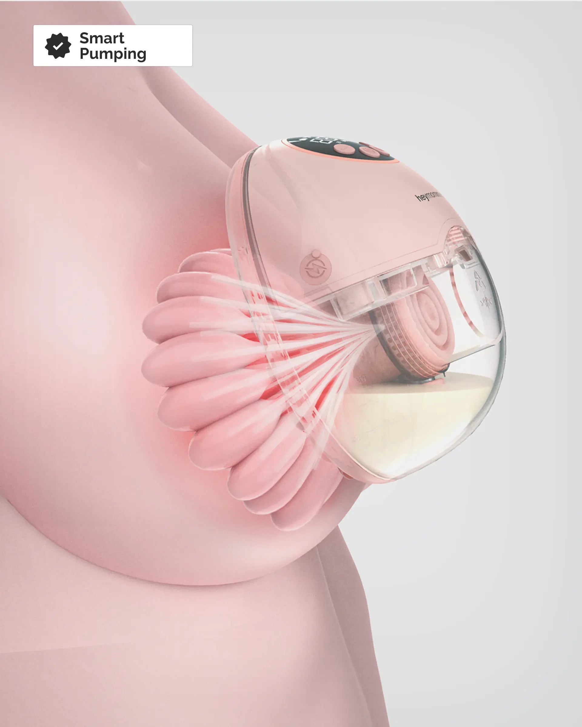 Draagbare Borstkolf - Heymommies Flow Lite