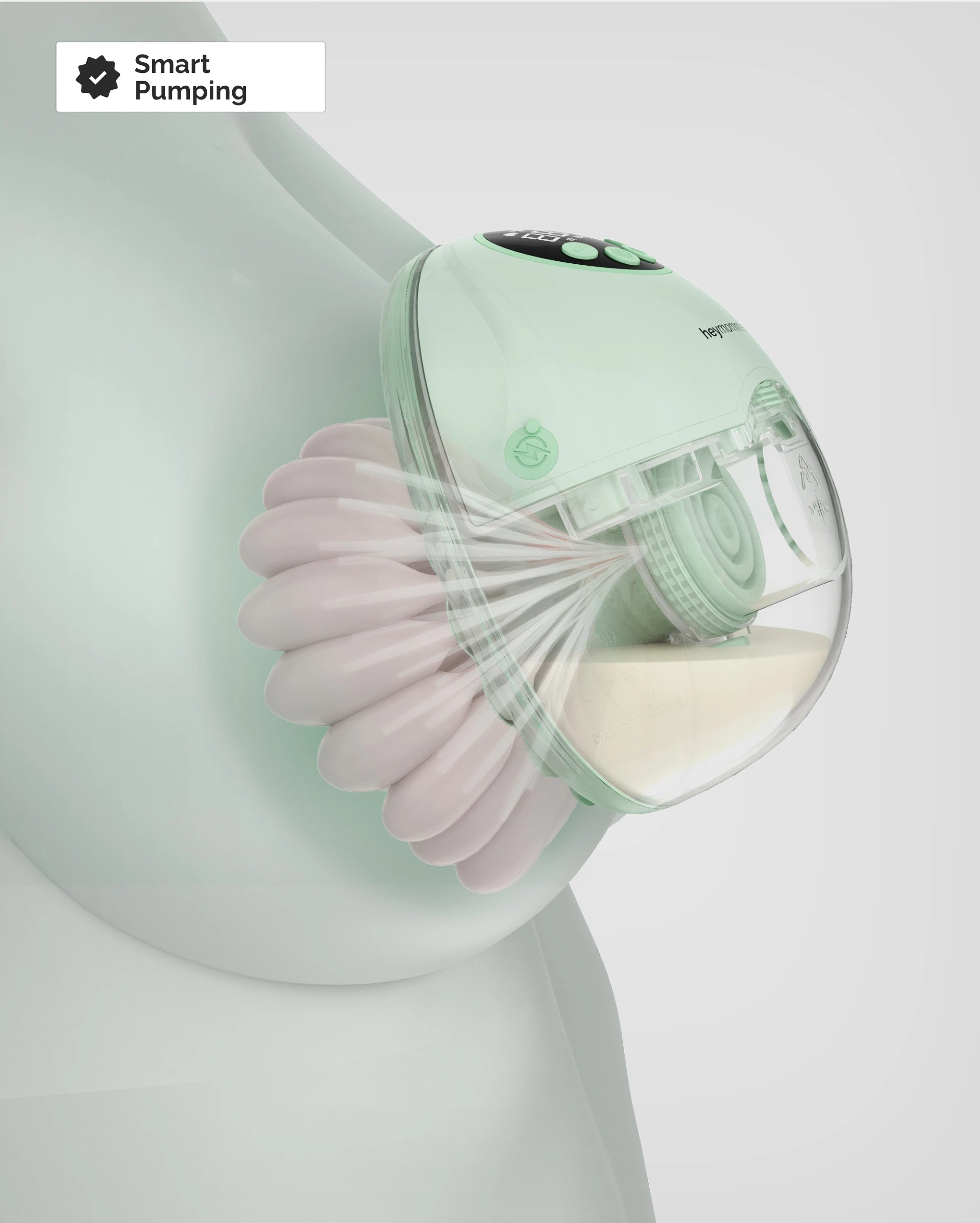 Draagbare Borstkolf - Heymommies Flow Lite