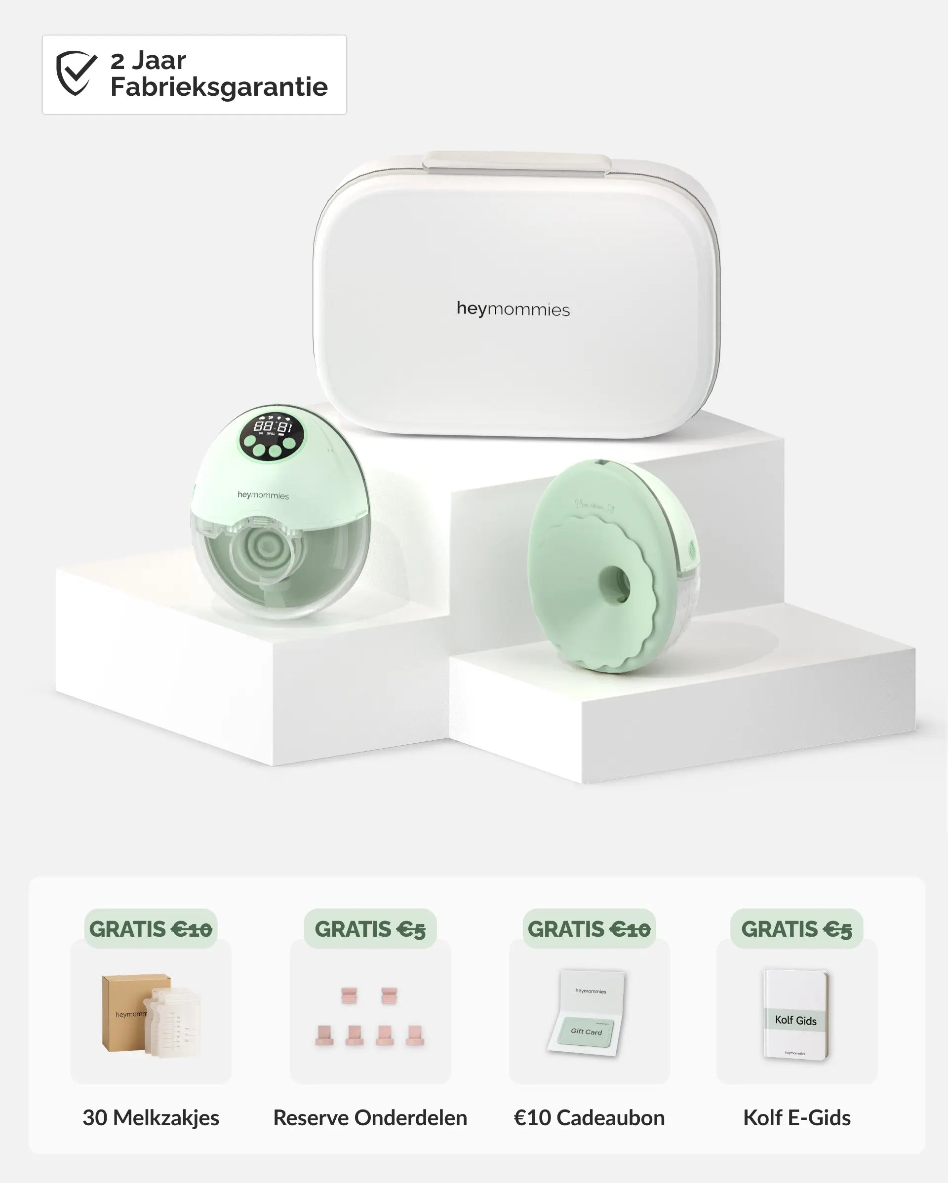 Draagbare Borstkolf - Heymommies Flow Lite