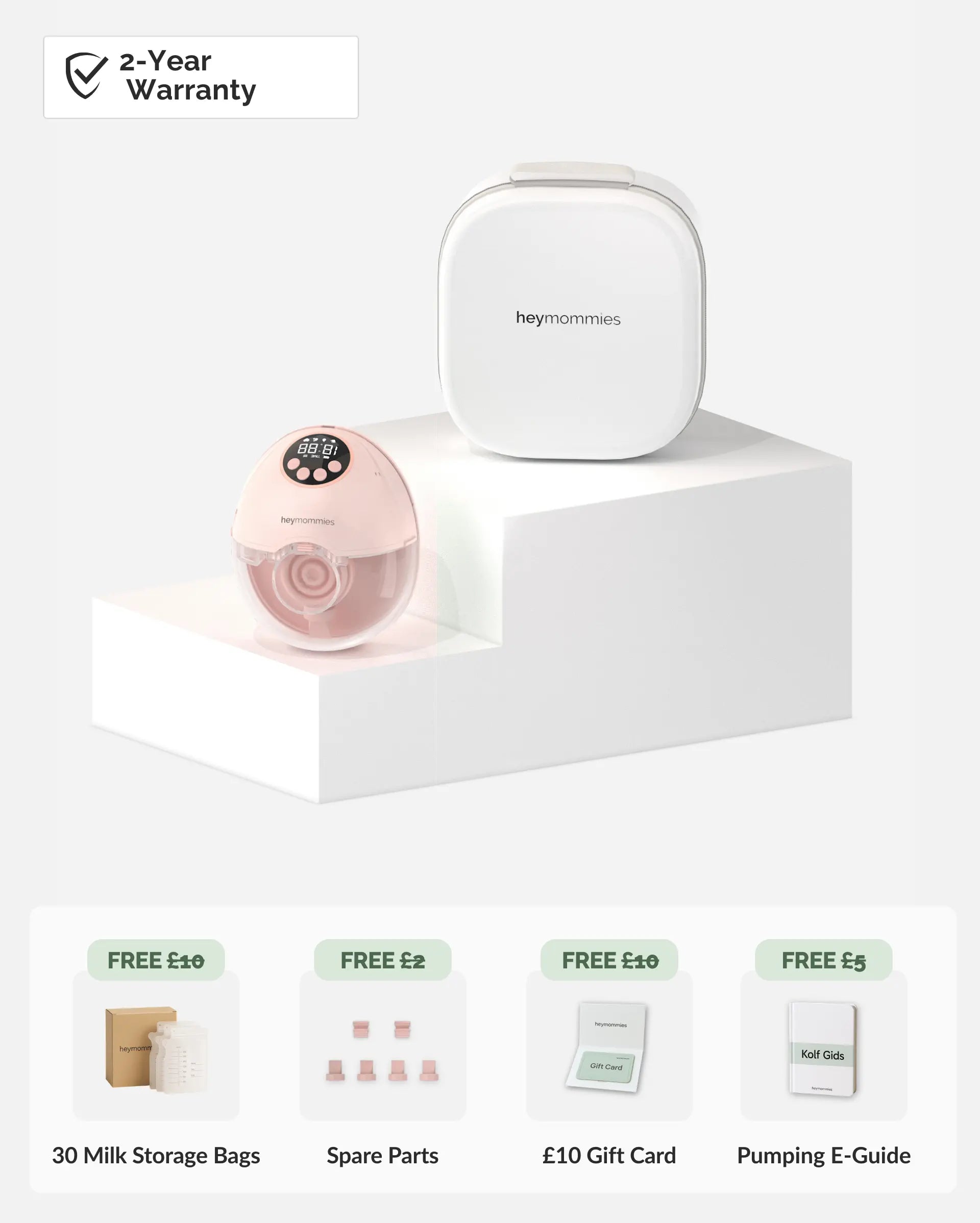 Wearable Breastpump - Heymommies Flow Lite